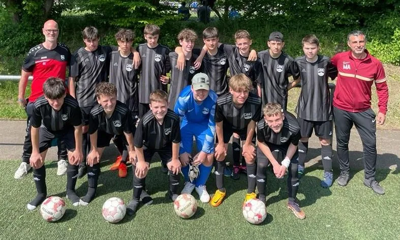 Mannschaftsfoto C-Jugend Schwabenland CUp Abschluss 2023