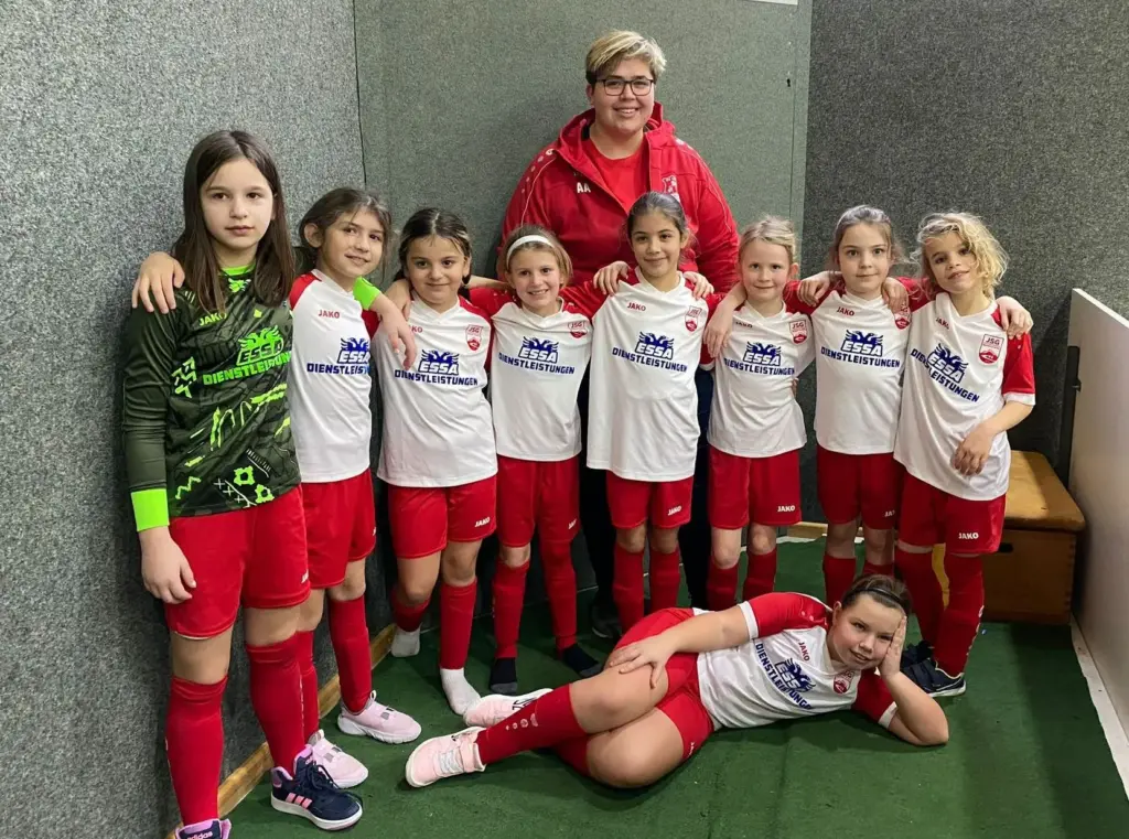 Mannschaftsfoto F-Juniorinnen F2 Turnier 2024