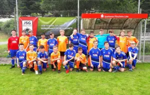 Gruppenfoto D-Jugend Spielfeldrasen