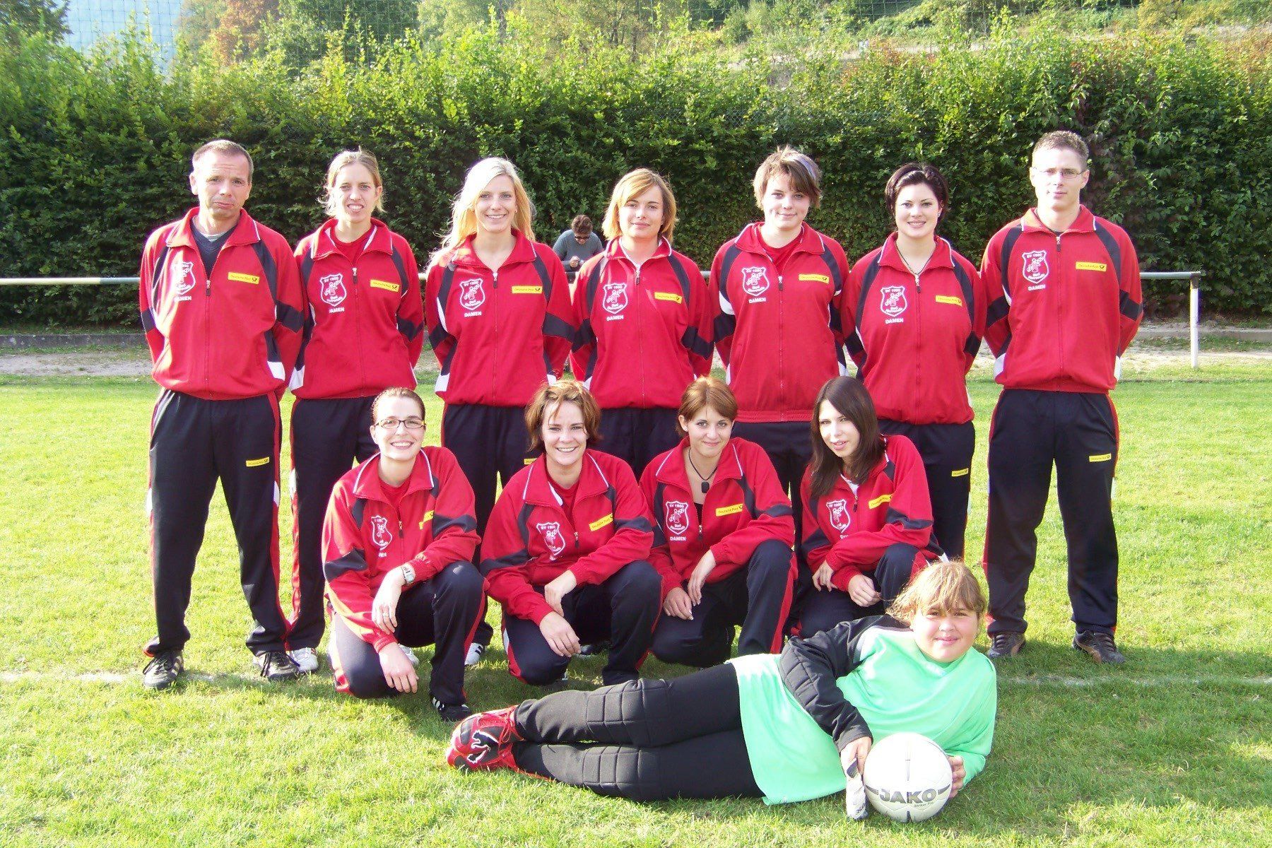 Damen 2009 Mannschaftsfoto Red Devils